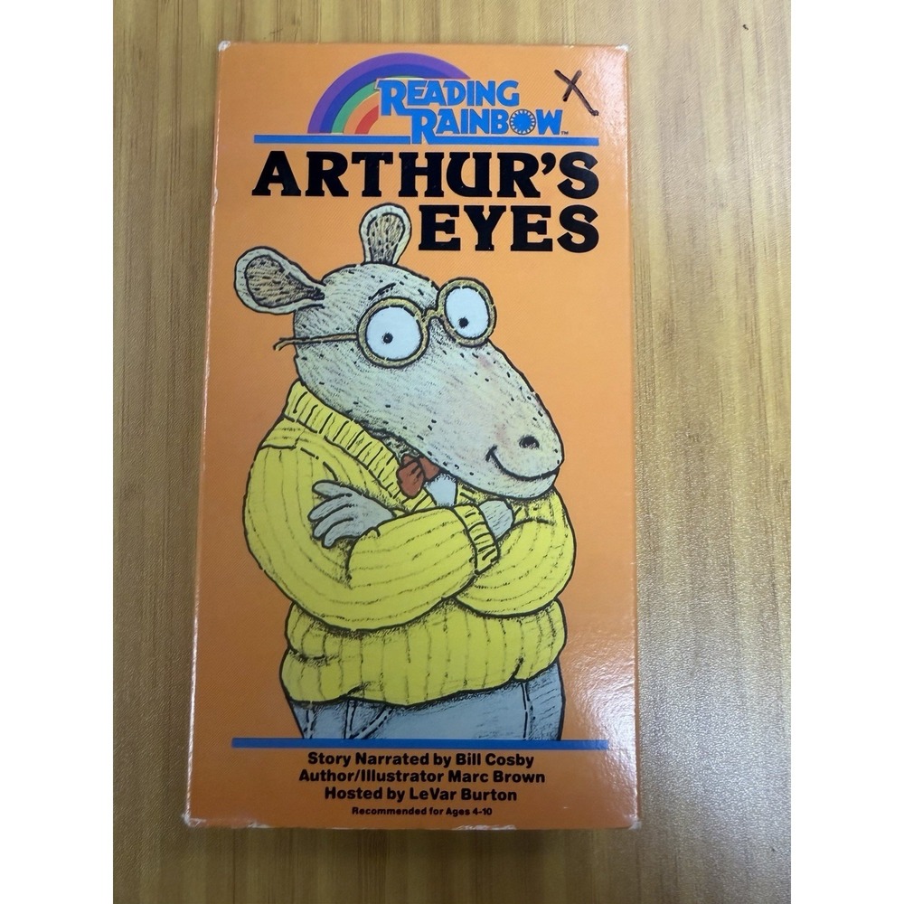 Reading Rainbow - Arthurs Eyes (VHS) Levar Burton 1983